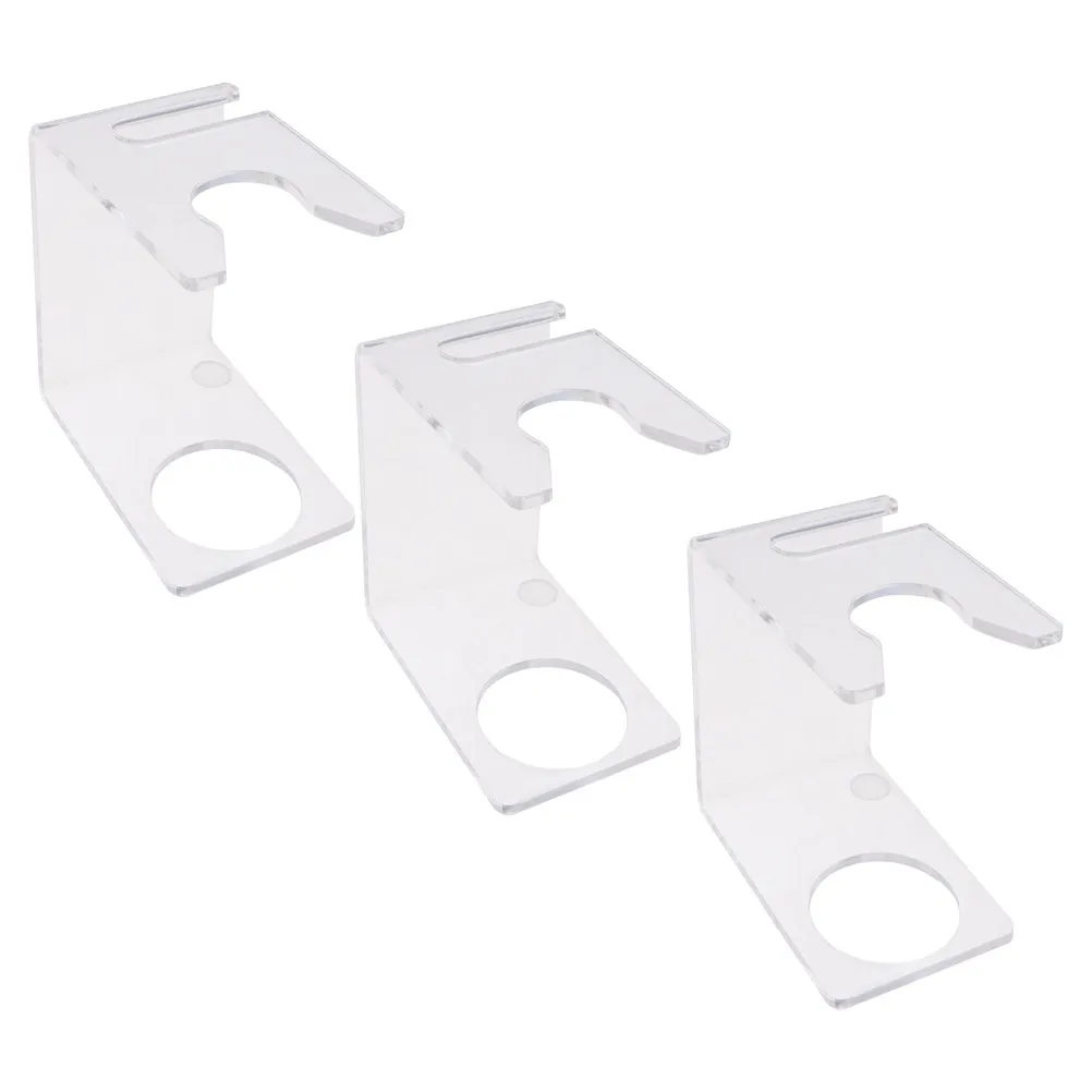 

Набор из 3-х подставок для бритвенных кистей: натуральная подставка для сушки бритв, органайзер для ванной комнаты, удобное хранение бритвенных кистей для мужчин, подарок для ухода за бородой