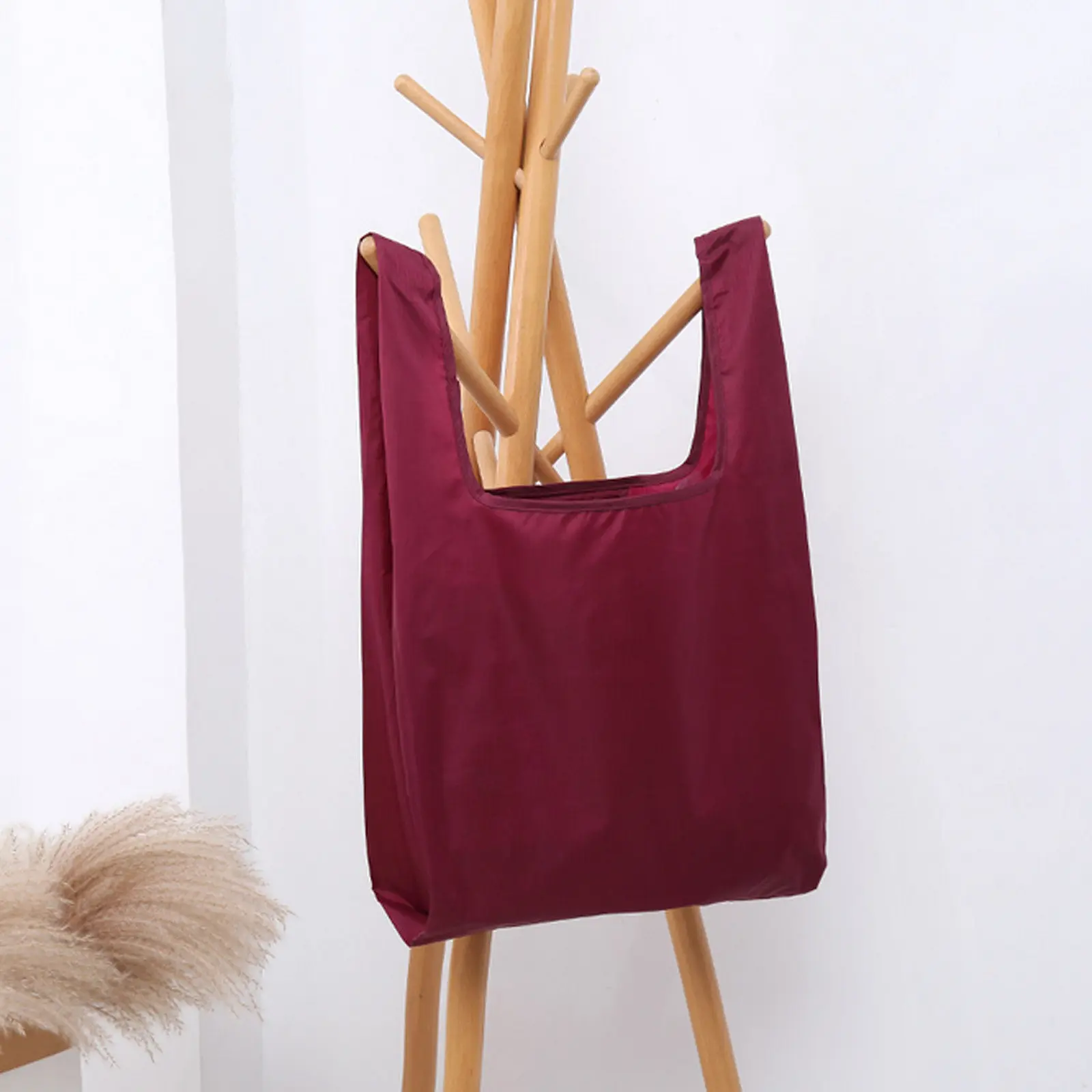 

Складные сумки для продуктов из оксфордской ткани, 4 шт., водонепроницаемые, большой вместимости, портативные, многоразовые, для хранения продуктов