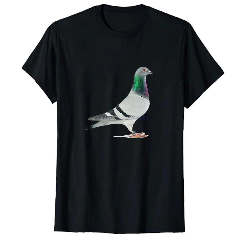 Bird Fly Animal Pigeon Fashion Graphic T Shirts Summer New Shirts And T-Shirts Cotton Short Sleeve T-Shirts Mens Clothes