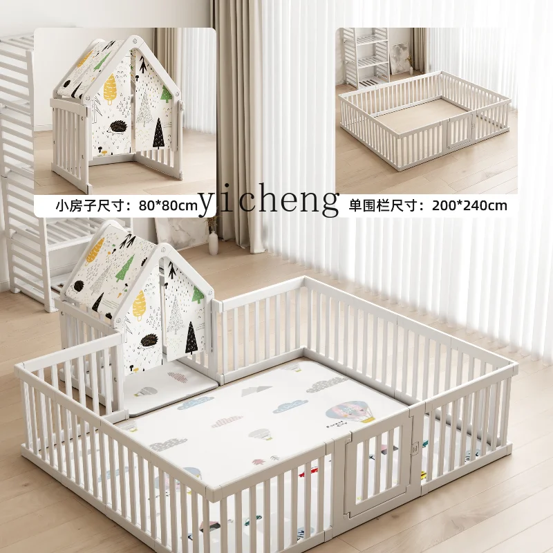 Tqh Baby Spiel Zaun Baby Kinder Schutz gitter Boden Krabbel matte Lager regal Wohnzimmer Innen Haushalt Kleiderbügel