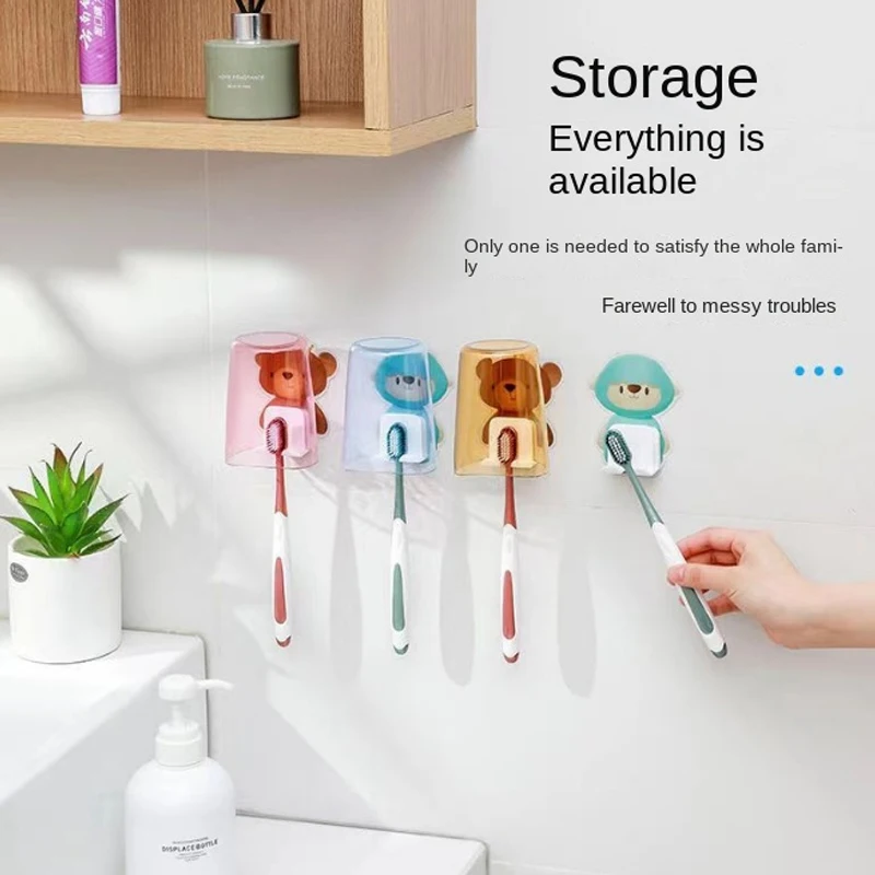 Toothbrush Rack No Punching Electric Toothbrush Rack Couples Double Wall Suction Wall Hanging Toothbrush Rack Simple And Stylish