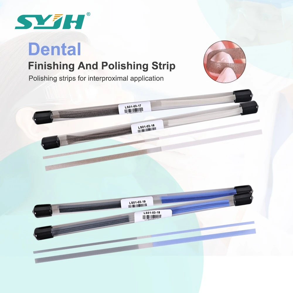 

40pcs/tube Dental Polishing Strips for Polishing for Composite Interproximal Application Finishing Dental Lab Polishing Material