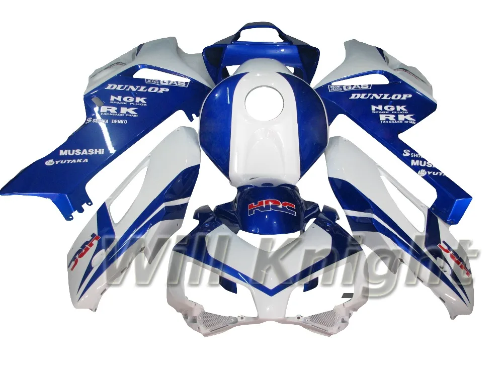 

Intelligent Library Body Kit For Honda CBR1000RR CBR1000 2004 2005 Blue White