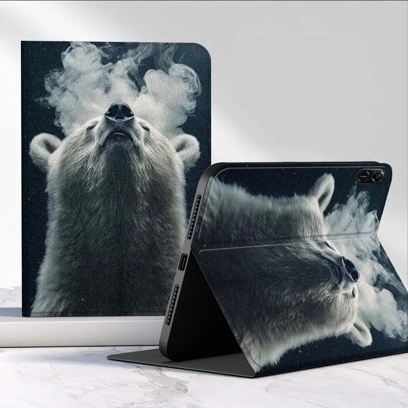 

Fierce Bear Art Cool Pattern For MediaPad MatePad Air SE Pro M6 M5 M2 11.5 10.4 10.1 11 12.2 10.8 10.4 10.1 Tablet Case