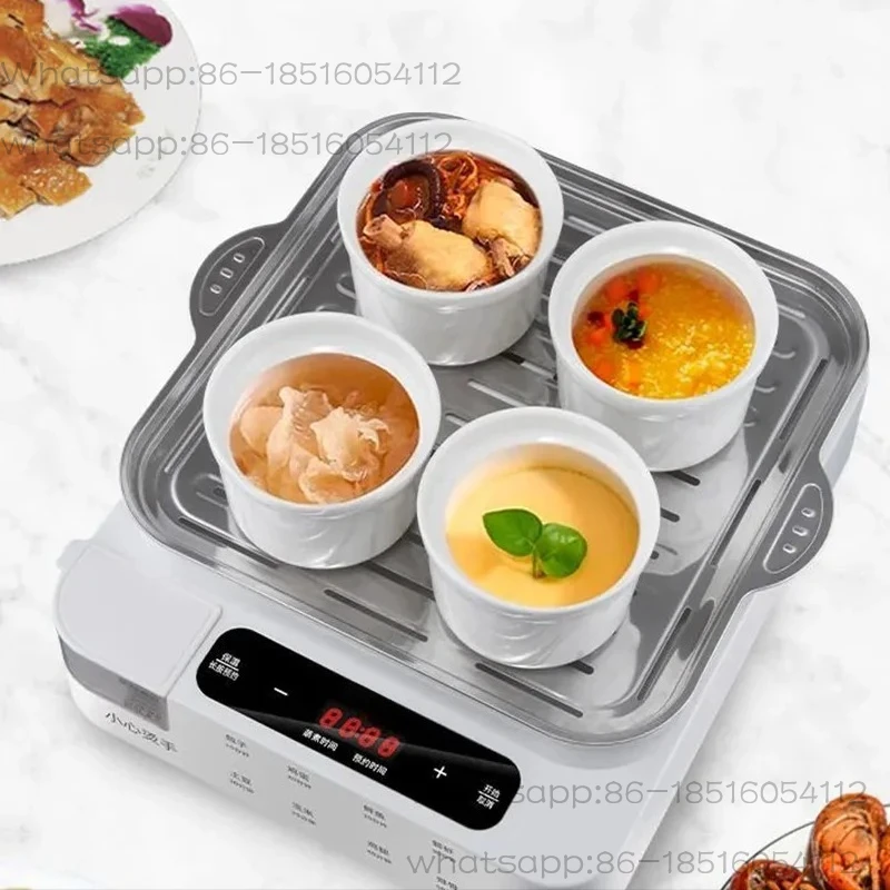Household large-capacity three-layer electric steamer cooking integrated automatic breakfast machine