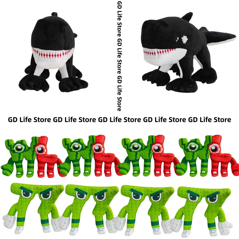 

New Steal A Brainrot 77 WL Shark Plush Doll Cute Anime Peripherals Toy Birthday Christmas Gift