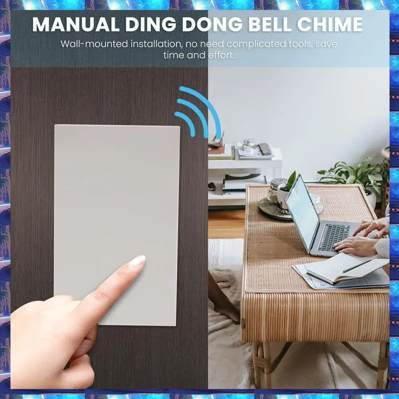 

2022 220 В проводной дверной звонок, ручной звонок Ding Dong Bell для дома, отеля, система контроля доступа, тембр, Puerta Casa, умный дверной звонок, 220 В