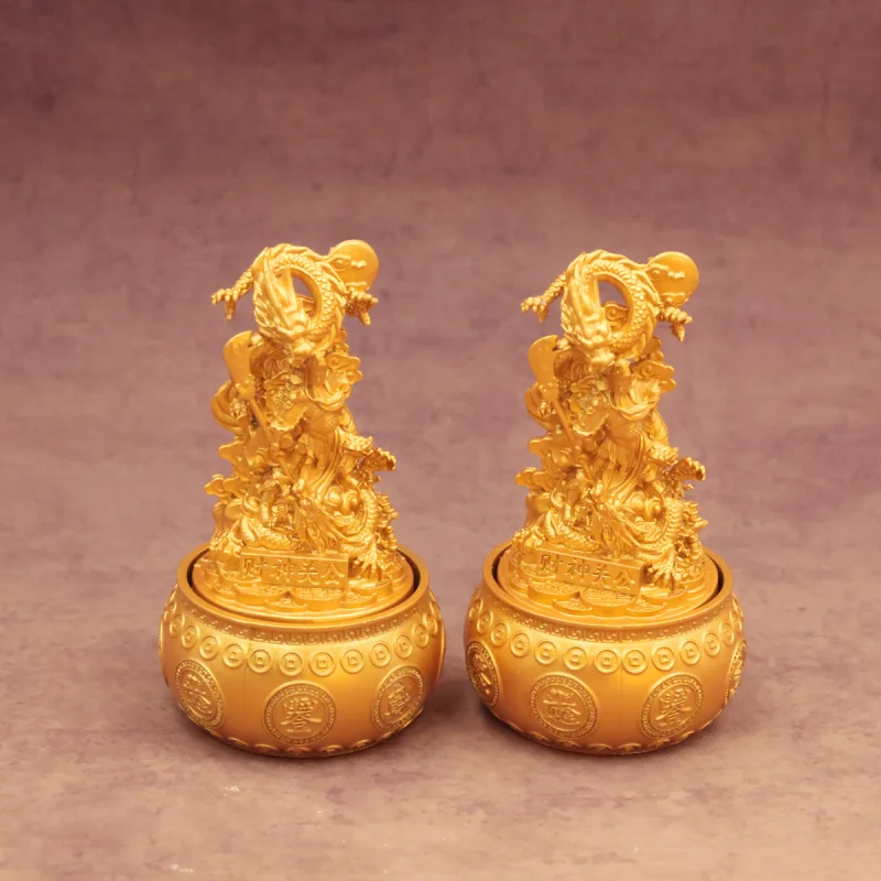 Guan Gong Zhao Gongming Fortune Bowl Rotating Ornament Home Office Front Desk Desktop