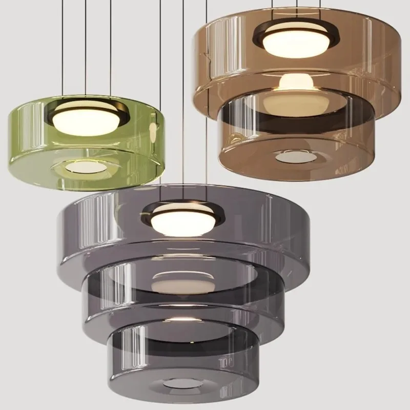 BOHEMIA pendant lamp Nordic Glass Chandelier for Kitchen bedroom Living Room Bar danish design glass lamp shade Home Decoration