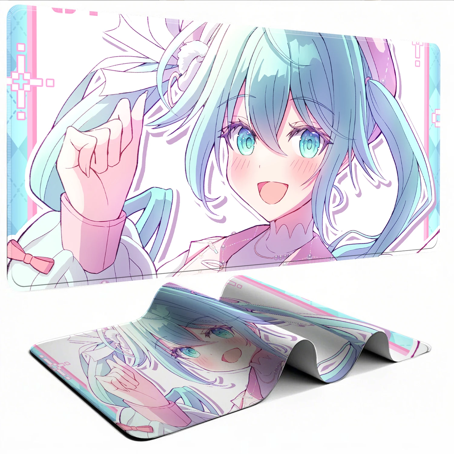 애니메이션 게임용 마우스 매트 하츠네 미쿠 마우스 패드 - Pc Gaming Hatsune Miku 리뷰 및 가격