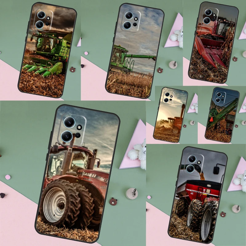 Catching Corn Harvest Bean Cover Phone Case For Xiaomi Redmi Note 9 8 10 11 12 Pro 11S 10S 9S 12S Redmi 12 9C 10C 12C