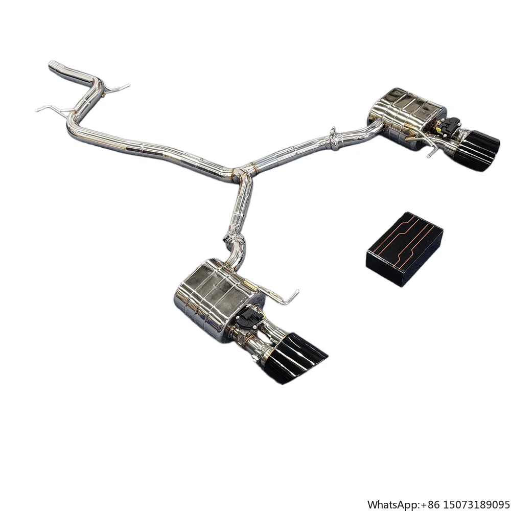 

Выхлопные трубы VD Valve Muffler для A4/A5 B9, модернизированные насадки RS5, выхлопная труба из нержавеющей стали