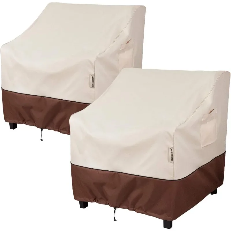 

Patio Chair Covers Heavy Duty Outdoor Furniture Covers Waterproof Fits up to 30" W x 27" D x 36" H 2 Pack