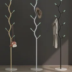 Luxury Floor Standing Coat Rack 8 Hooks Multifunction Clothes Hanger Storage Hat Organizer Tree Hanger Home Handbag