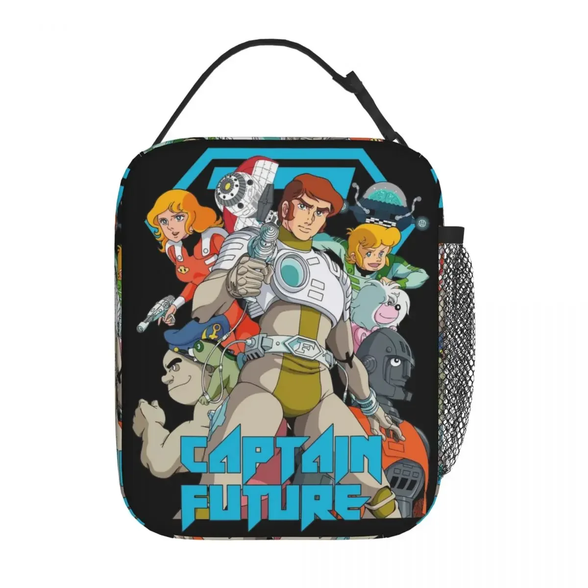 

Comet Crew Accessories Insulated Lunch Bag For Travel Captain Future Food Storage Bag Portable Thermal Cooler Lunch Boxes