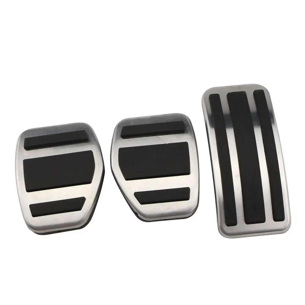 Stainless Steel Interior Fuel Gas Pedal Brake Pedal Cover for Peugeot 2008 2015 2016 2017 2018 Car Pedals Accessories