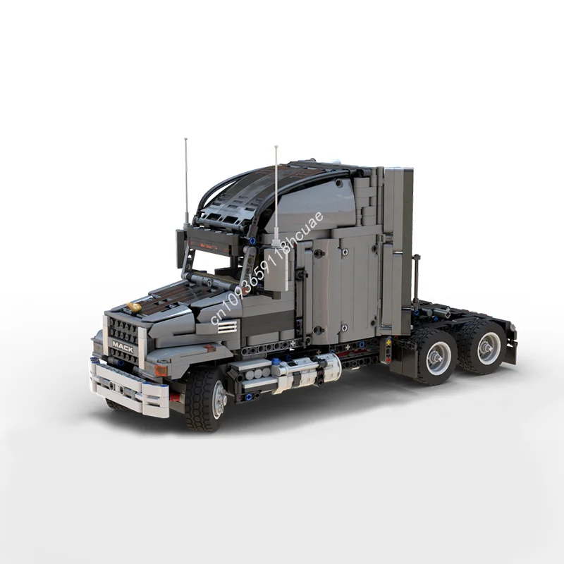 1456pcs MOC Mack Pinnacle Set Forward Technical Model Building Blocks Toy Assemble Christmas Gift DIY Education Brick Birthday