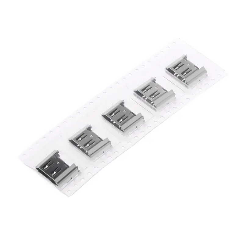 5Pcs/set Replacement HDMI-compatible Port Socket Interface Connector Repair Part Compatible with PS4 Console