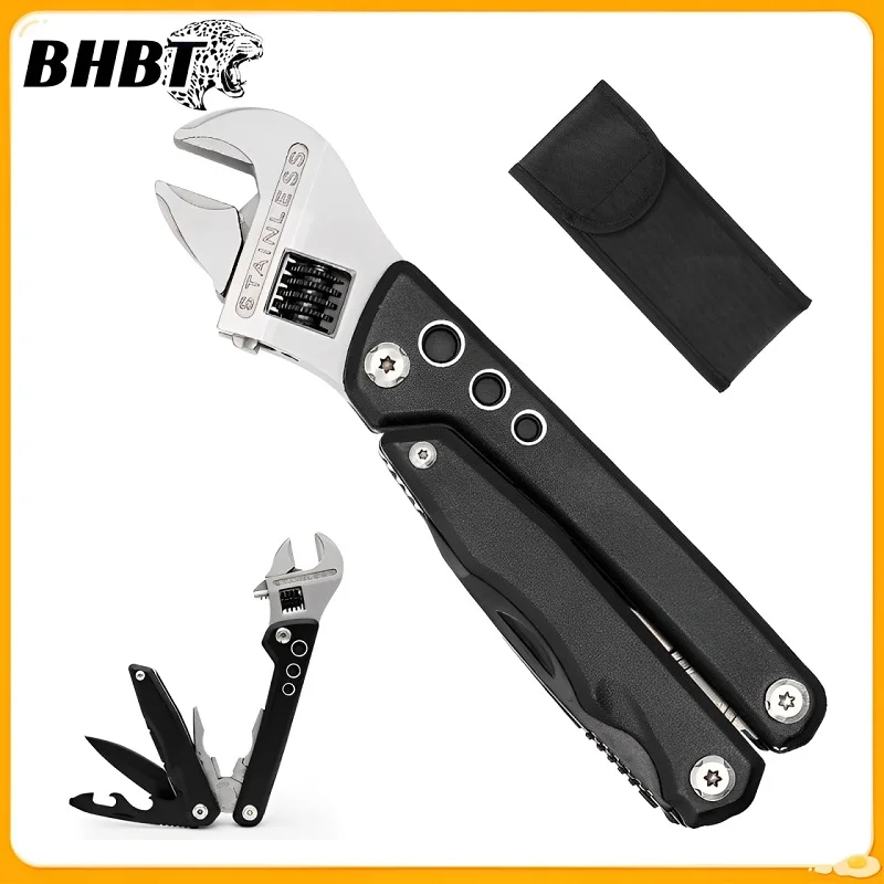 

BHBT DIY многофункциональные плоскогубцы уличные складные портативные плоскогубцы для инструментов кемпинга многофункциональное аварийное оборудование