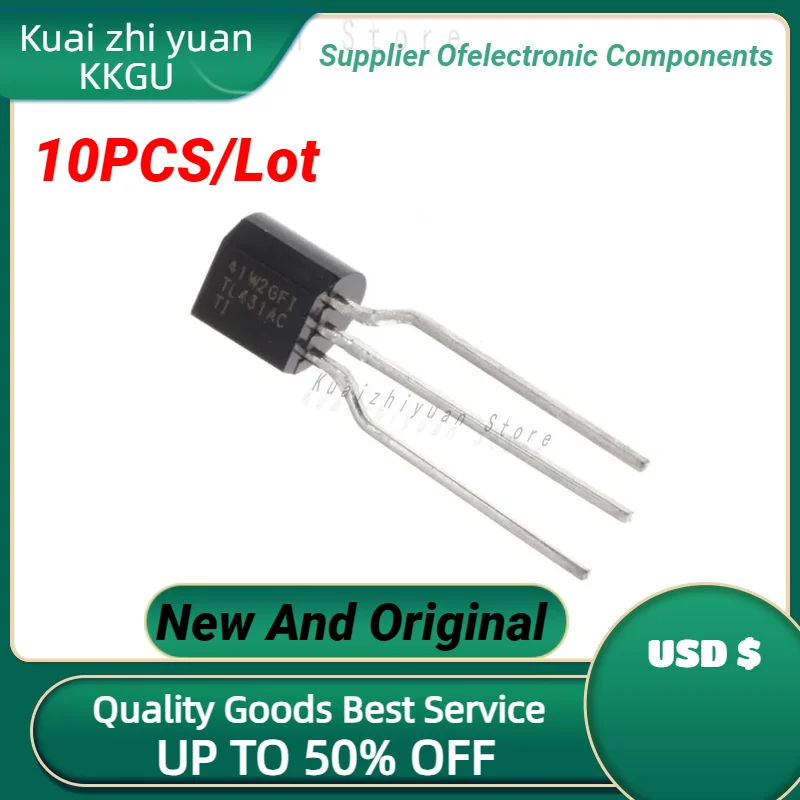 

100PCS/Lot New and Original Wholesale Electronic TL431A TL431ACLPR TO-92 TL431QPK TO-89 Regulator Tube Triode Quality Goods