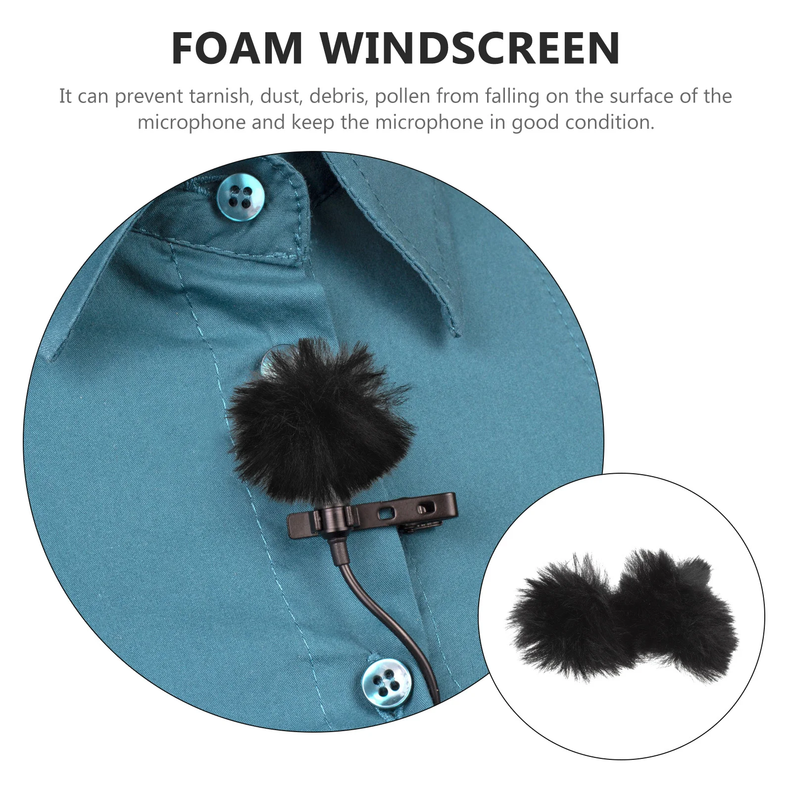 

2Pcs Microphone Isolation Shield High Quality Materials for Effective Protection and Durability Microphone Isolation Shield