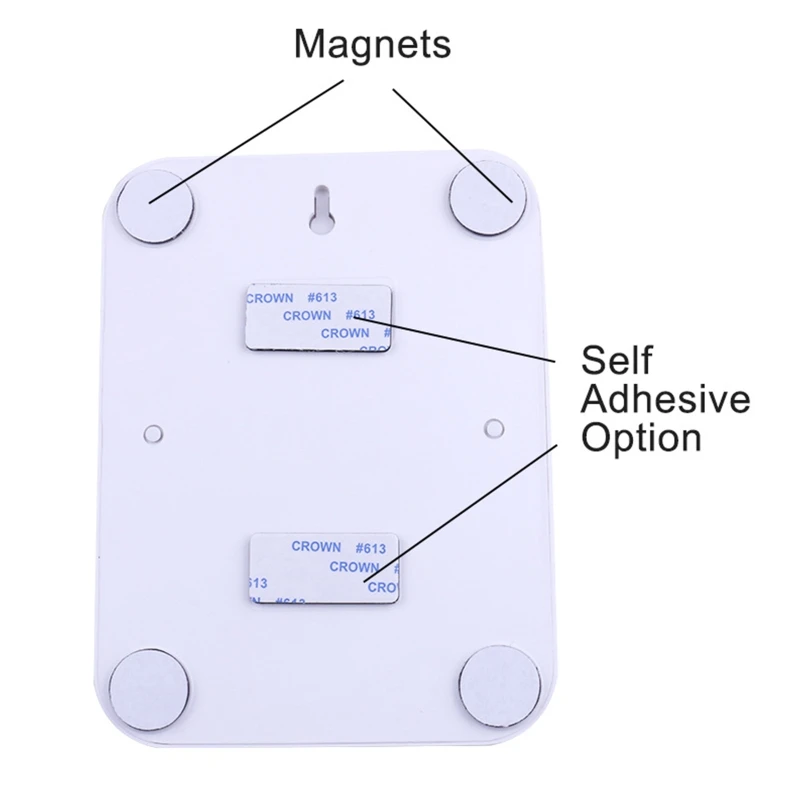 Dog Medication Reminder Feeding Magnets on Back Mounts Easy to Set Up Adhesive Stickers Included Dropship