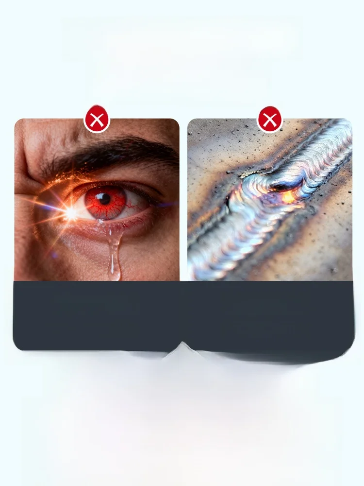 Coated Welding Glasses Blue Green Light Protection Black Glass Argon Arc Welding Helmet Welding Shield Glasses Safety Goggles