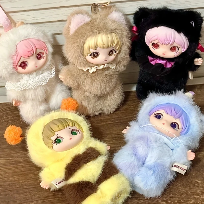 

In Stock Original Letsvan Ziyuli Animal Party Series Vinyl Blind Box Kawaii Anime Doll Surprise Box Ornament Lovely Pendant Gift