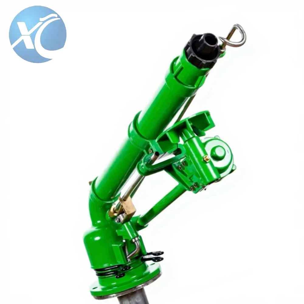 50 Turbo Rain Sprinkler Green Coated 360° Auto-Rotation Large Coverage Ideal for Farm Lawn & Golf Course Irrigation