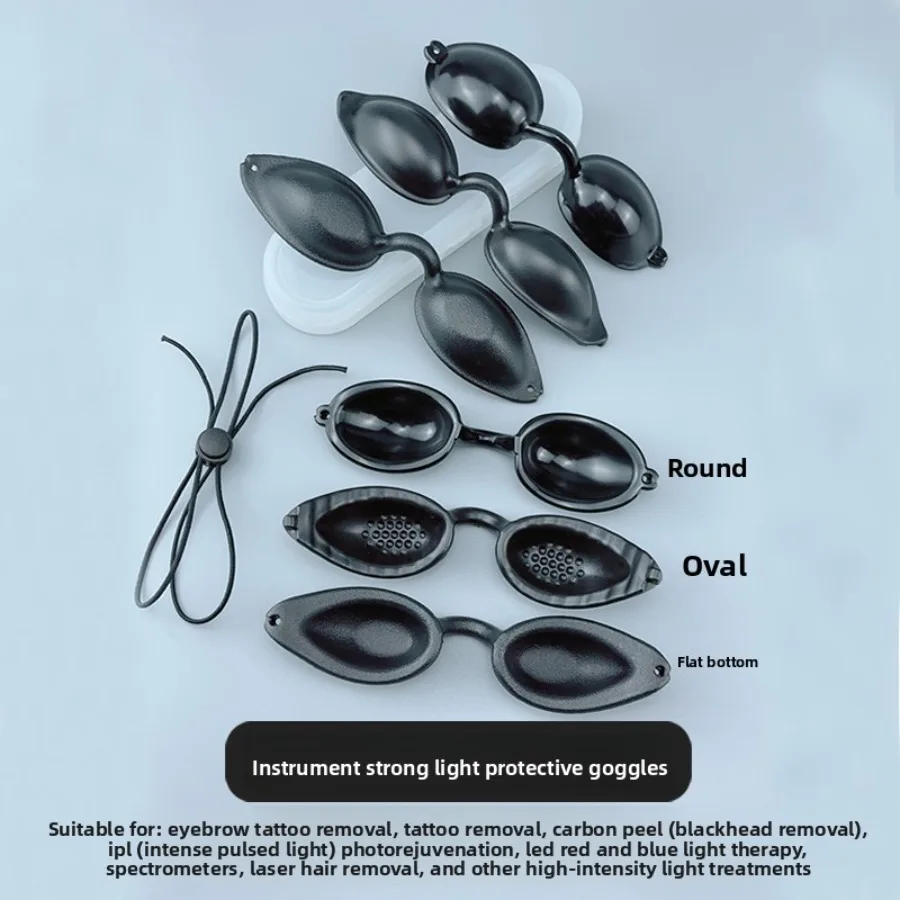 LED Photon Rejuvenation Spectrometer Protective Eye Mask Size Row Lamp Laser Blackout Eye Mask