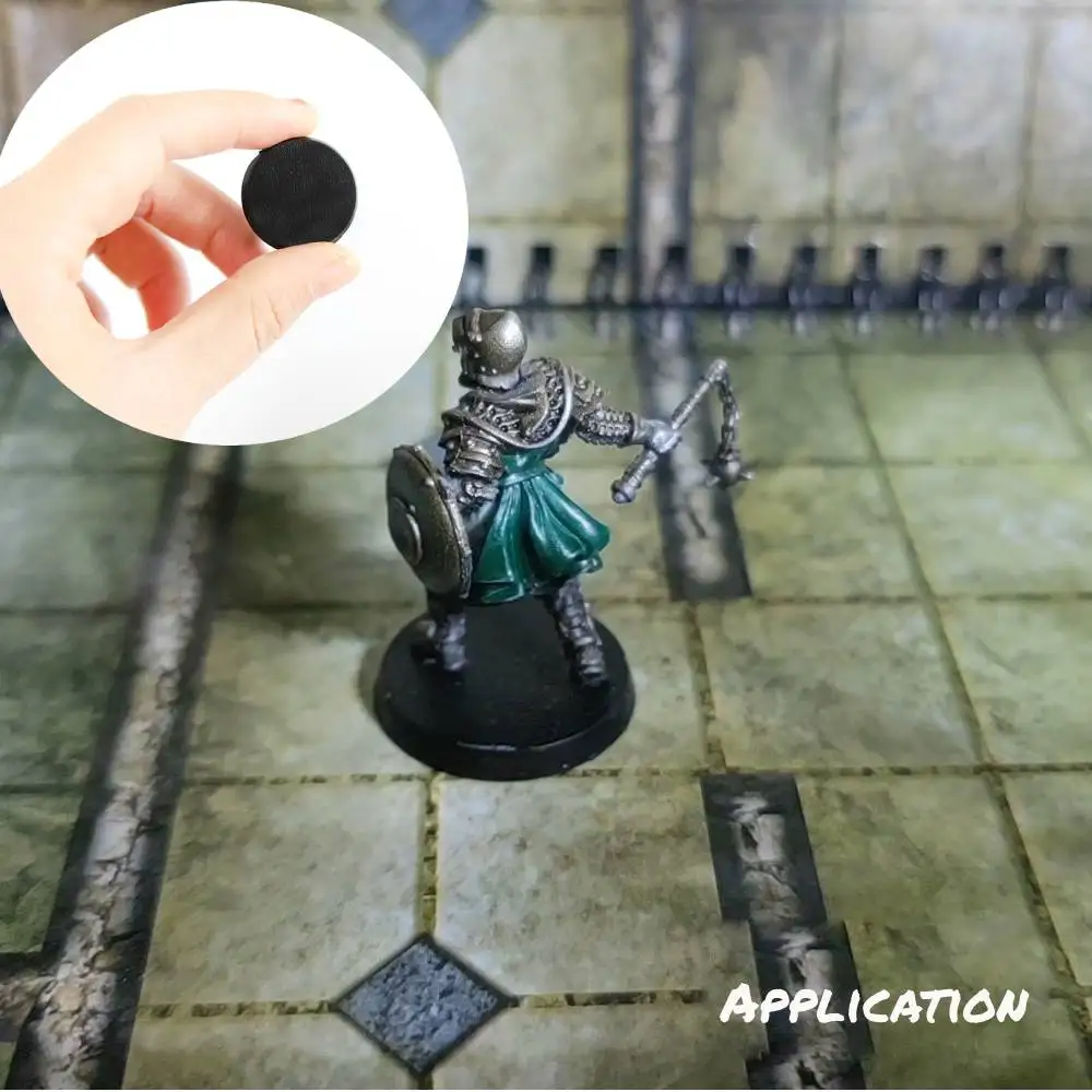 10 個 25 ミリメートルミニチュアウォーゲームベース ABS プラスチックおもちゃ Diy モデル作成/サンドテーブルレイアウト/テーブルベースキット/軍事風景