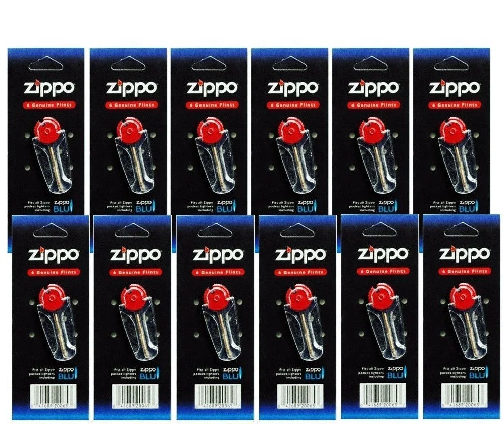 Zippo Lighter Flint Replacement Pack of 6