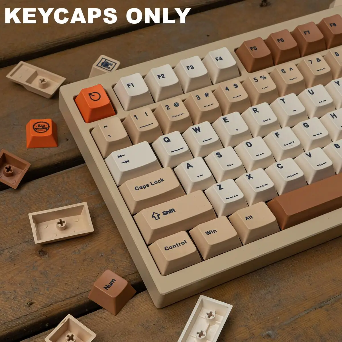 143 Keys (postage) Stamps PBT Cherry Height Keycaps Dye-Sublimated Keycap Set for Mx Cherry Switch Mechanical Keyboard Kit