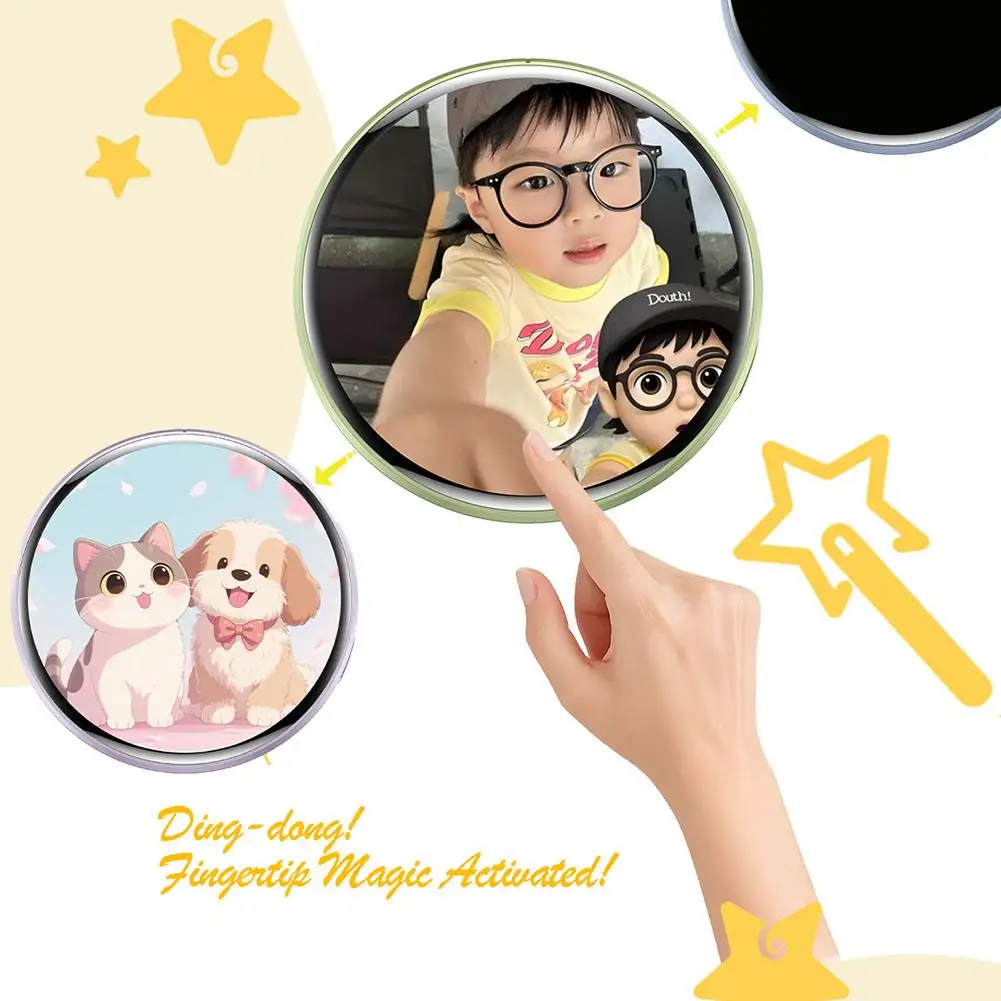 

Smart Electronic Bar Badge E87, APP-Connected Bluetooth Intelligent Display Screen, Customizable Anime Peripheral Picture Badg