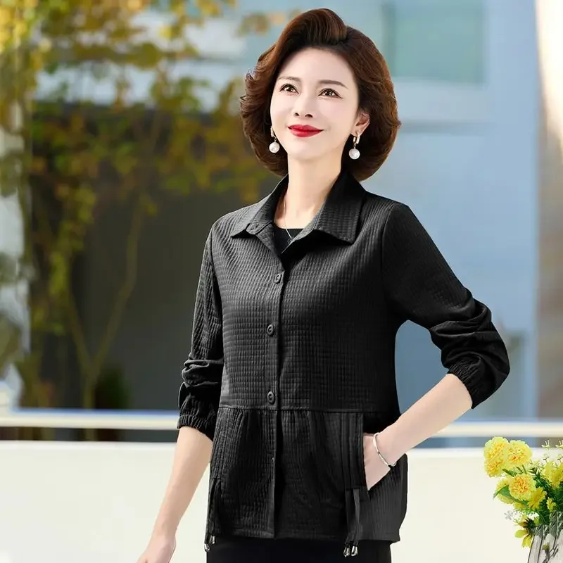 

Long-sleeved Jacket Versatile Fashionable Top Jacket Women's Autumn Fashion Light and Casual