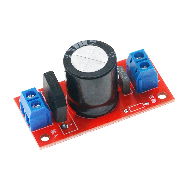 Rectifier Filter Power Board 3A Rectifier Power Amplifier 8A with Red LED Indicator AC Single Power to DC Single Source Board