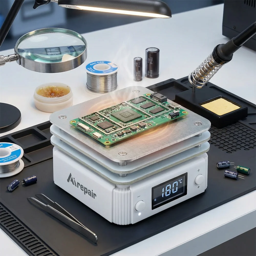 

Mini Digital Soldering Station PD65W 20V Adjustable Heating Pad with Precision Temperature Control Welding Tools for PCB Repair