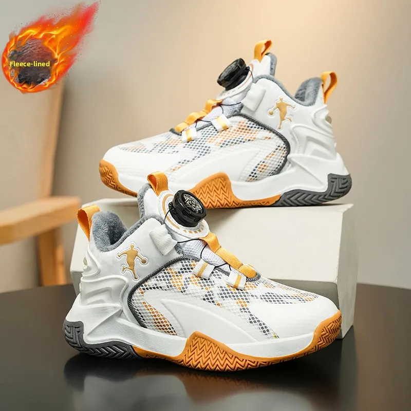 Kids Basketball Shoes Boys Sneakers Non-slip Child Trainer Basket Shoes Outdoor Children Sport Shoes Sneakers Sportschuhe Kinder