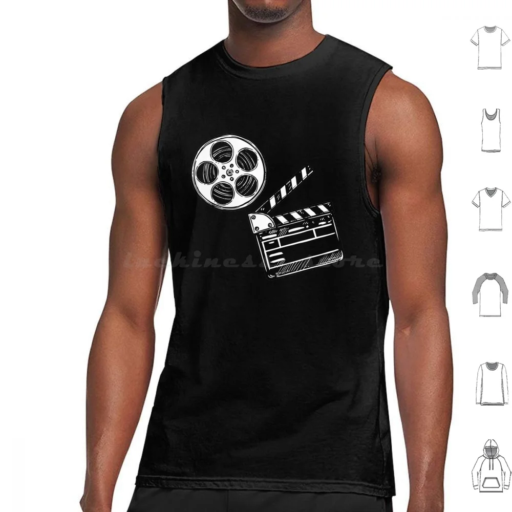 Movies , Film And Clapperboard Tank Tops Vest Sleeveless Movie Funny Film Cute Love Quote Movies Quotes Tumblr Meme Geek 90s