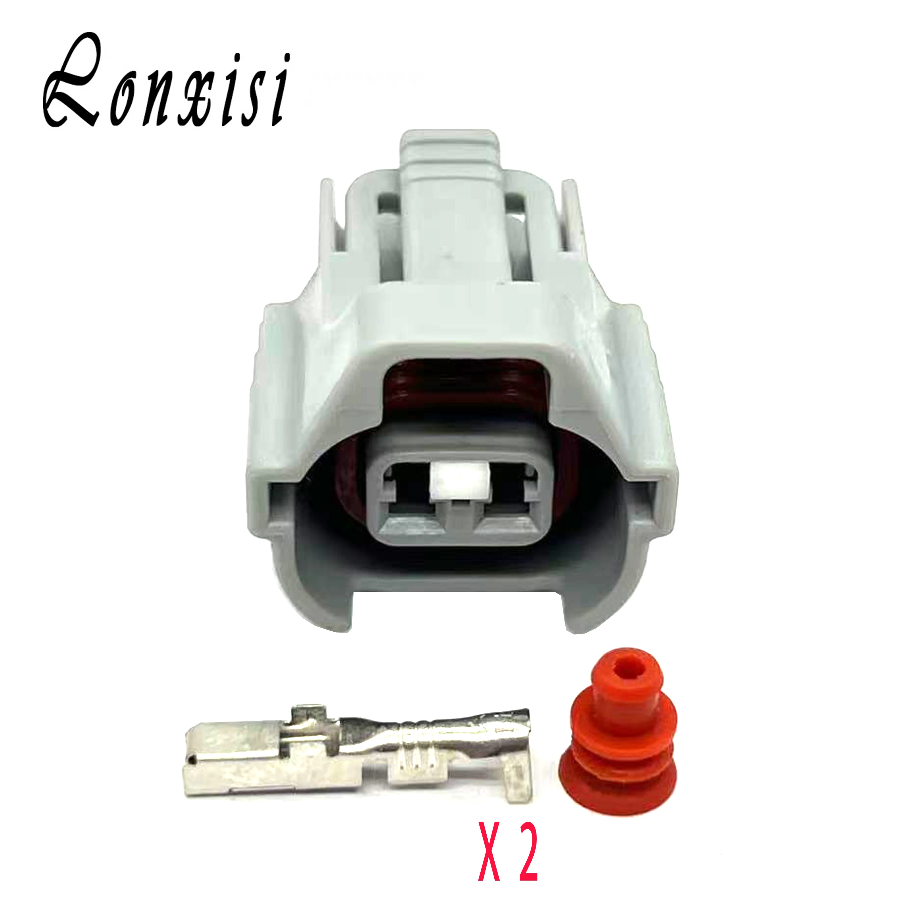 

1/5/10/20/50 Sets 2 Pin Car Sensor Connector Injector Female Plug For Toyota Nissan Lexus Ford Izusu Nippon Denso Naza