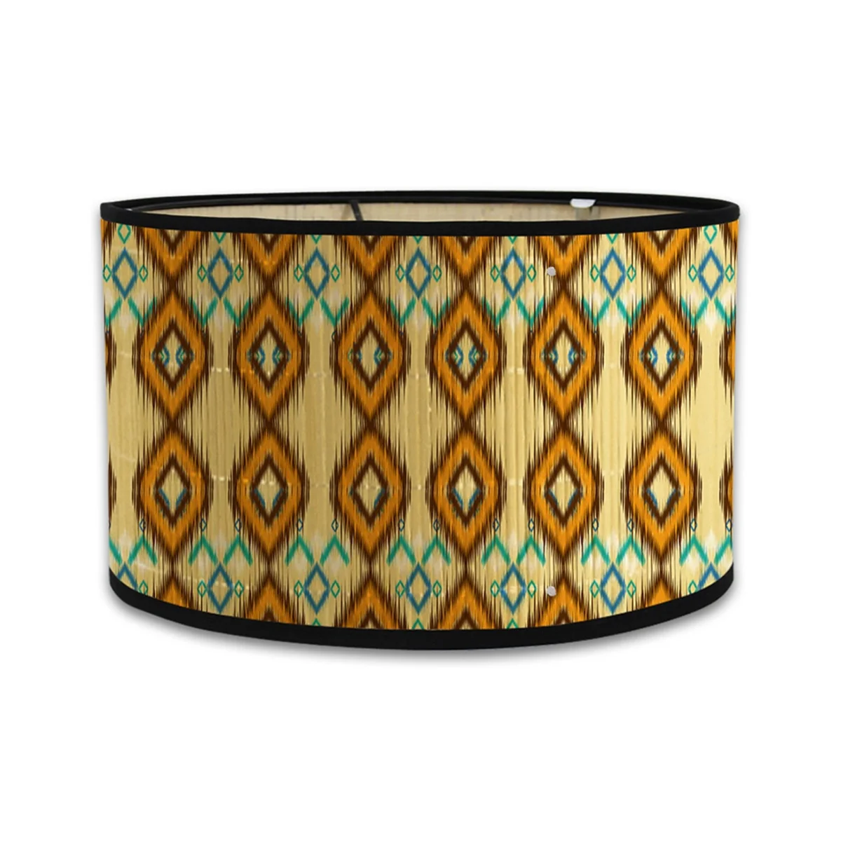 Lamp Shades Print Oval Lamp Shade 30x30x20CM Vintage Lamp Shades for Chandeliers and Floor Lamps H