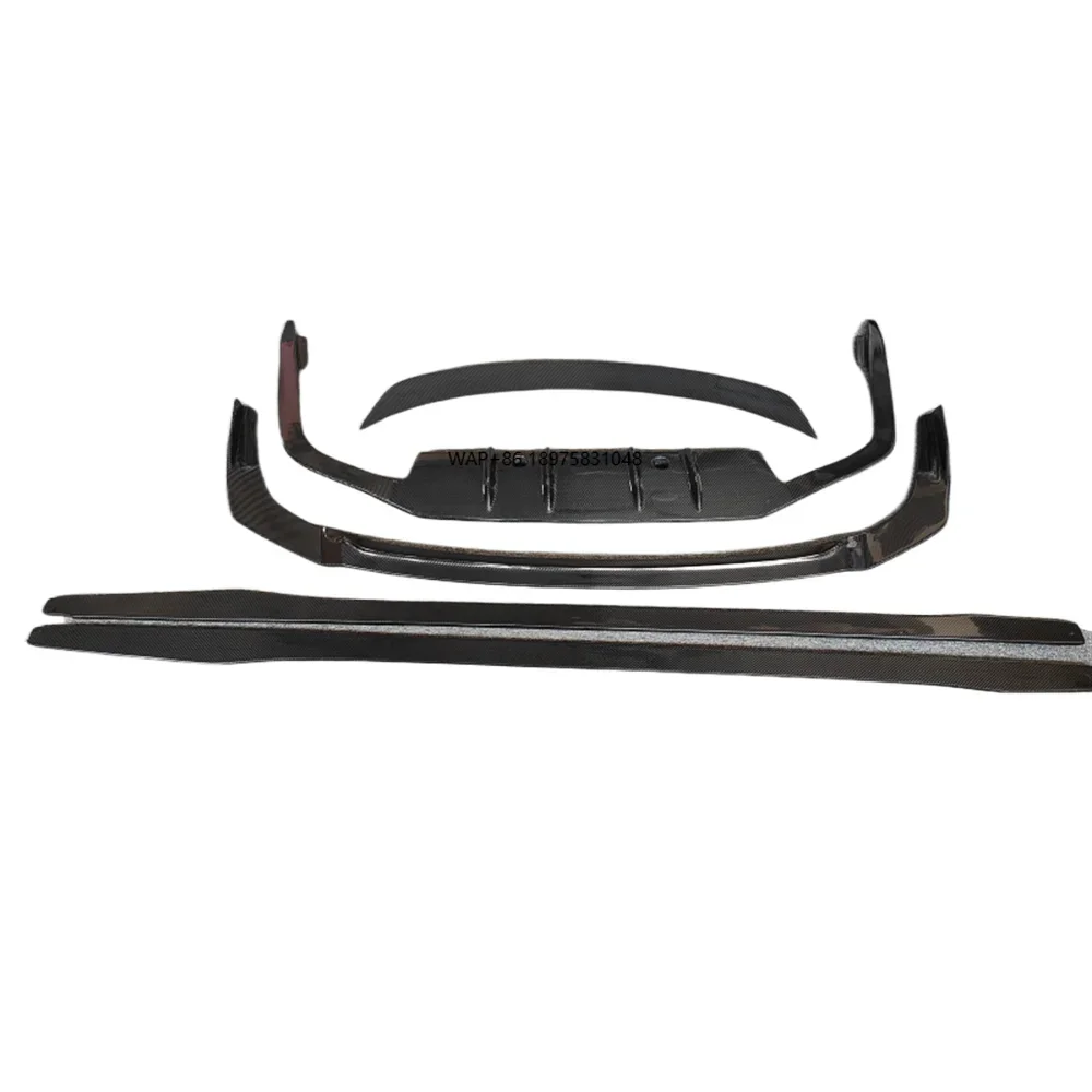 

for 2018-2023 LS Ls350 500 Front Bumper Lower Lip Genuine Carbon Fiber Body Kit