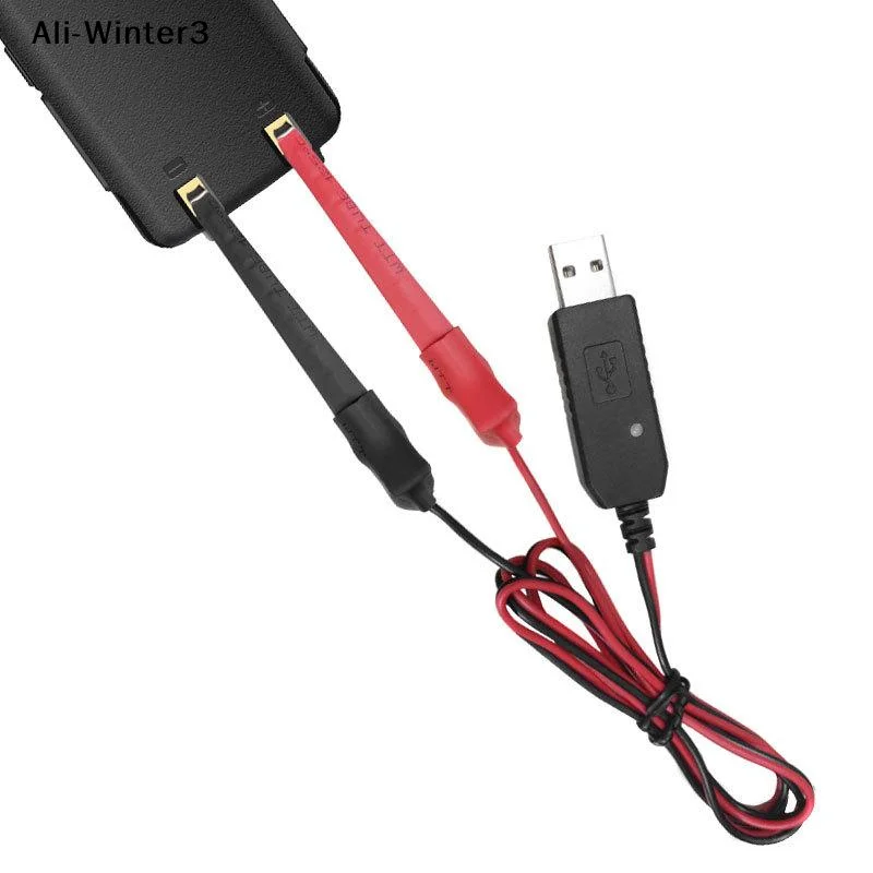 

【Wg】1 шт. USB-кабель для зарядки для раций UV-5R, UV-82, BF-888S, TYT, Retevis с индикатором, аксессуар для рации.