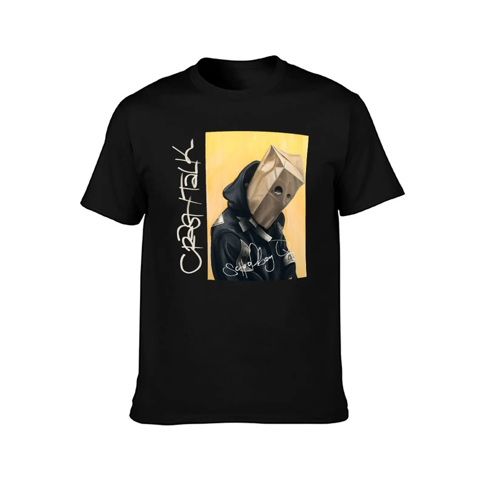 CrasH Talk Album T-Shirt Relaxed Fit Casual Short Sleeve Top T-Shirt