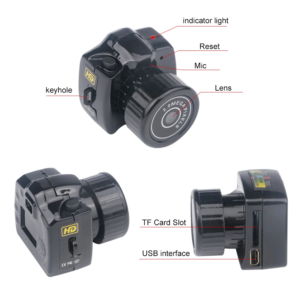 Mini Retro Camera for Kids 1080P HD Video Recording With 0.96 Inch Screen Portable Vintage Style Digital Camera Gift Y3000 Y2000