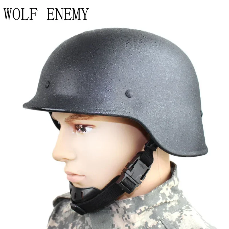 

PASGT M88 Helmet Tactical Hiking Full Hunting Fans Made of Steel Helmet,full Steel 59-63CM