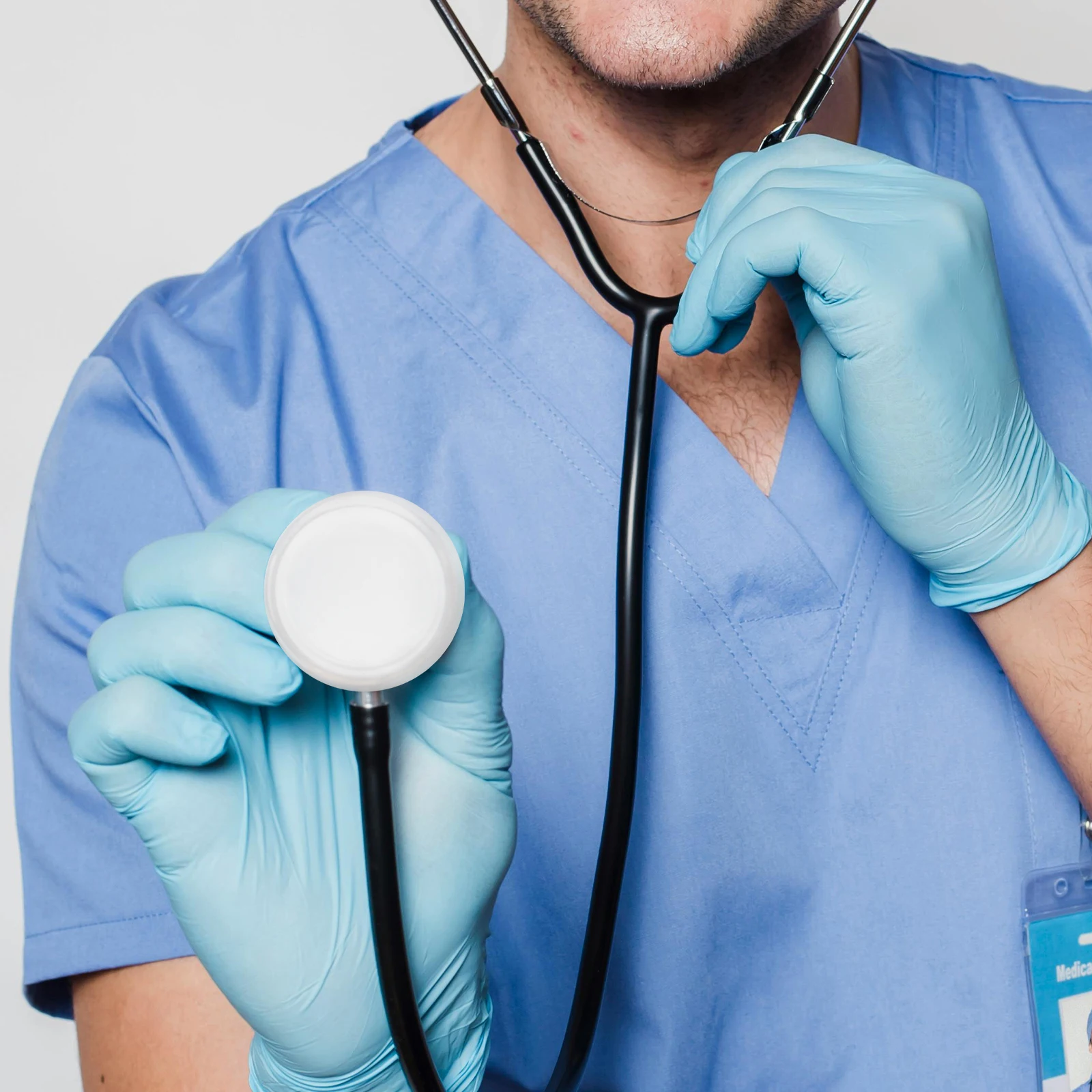 

10Pcs Silicone Stethoscope Protective Diaphragm Cover Disposable Chestpiece Sleeve Universal Medical Accessories for Hospital