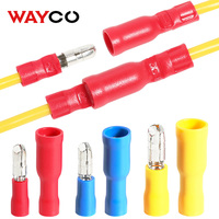 30 Set Bullet Crimp Terminal Wire Connectors Male Female Sealed Connection For Quick Splice Car Automotive and Electrical Cables