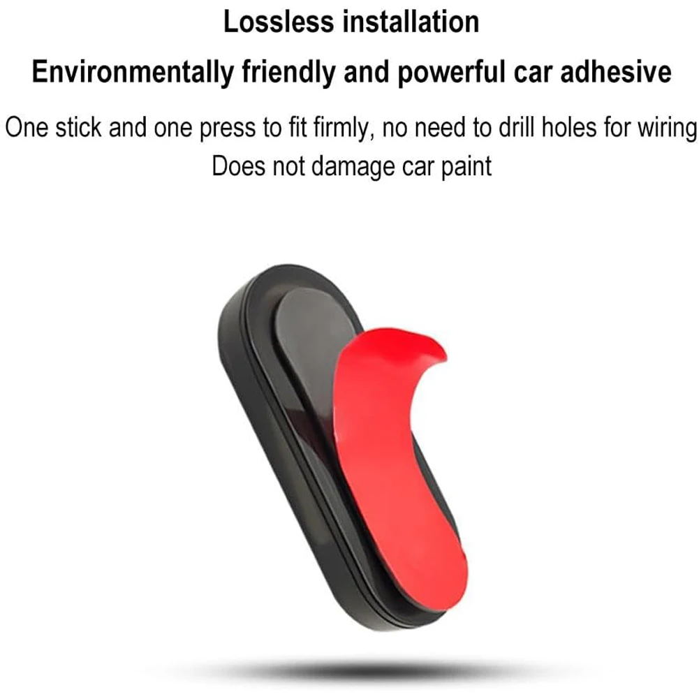 Solar Power Car Alarm Light Red-Blue Strobing Auto Simulated Alarm Caution Lamp Wiring-Free LED Car Dummy Alarm Warning Light