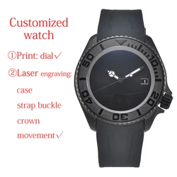 Customized 41mm 007 Watch NH35 Movement New Men's Luxury Automatic Watch Stainless Steel Sapphire Crystal Waterproof Watch